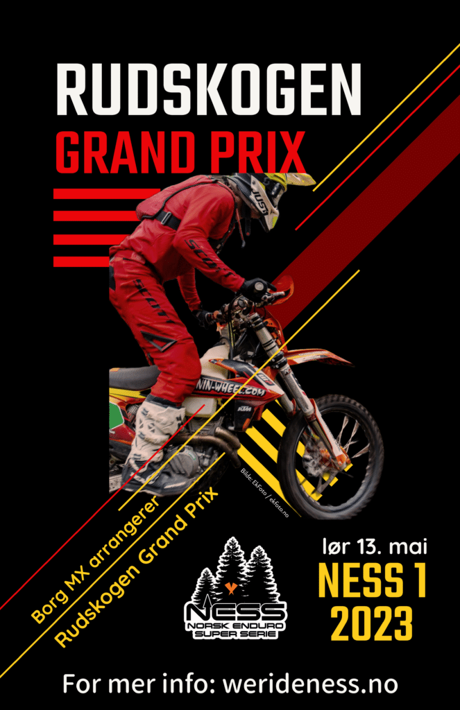 Plakat Rudskogen Grand Prix 2023